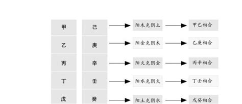 天干五合原理